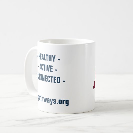 Tasse de logo de HWP (Devant gauche)