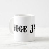 Tasse de logo de Jackson de juge (Devant gauche)