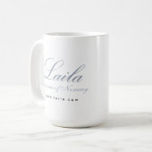 Tasse de logo de Laila (Devant gauche)