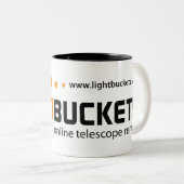 Tasse de logo de LightBuckets (Devant droit)