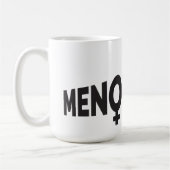 Tasse de logo de Menopodcast - 15 onces (Gauche)
