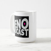 Tasse de logo de Menopodcast - 15 onces (Devant gauche)
