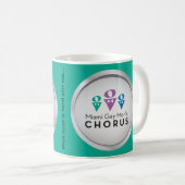 Tasse de logo de MGMC - Teal (Devant droit)