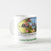 Tasse de logo de Mia (Devant gauche)