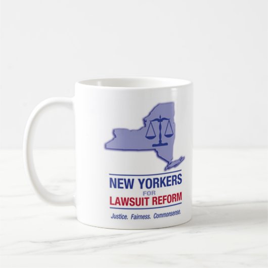 Tasse de logo de NYLR (Gauche)