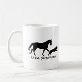 Tasse de logo de phénomènes de cheval (Gauche)