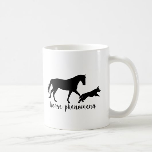Tasse de logo de phénomènes de cheval (Droite)