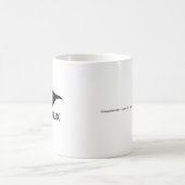 Tasse de logo de pingouin de GNU/Linux avec la (Centre)