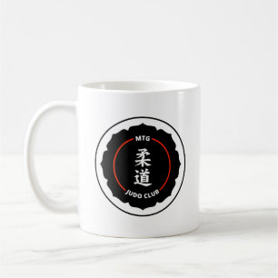 Tasse de logo de plan de club de judo de MTG