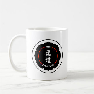 Tasse de logo de plan de club de judo de MTG
