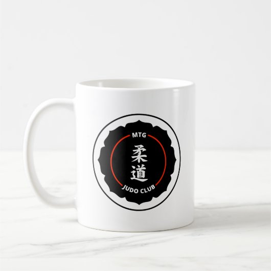 Tasse de logo de plan de club de judo de MTG (Gauche)