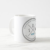 Tasse de logo de Podcast de geek de Digiscrap (Devant gauche)