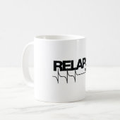 Tasse de logo de rechute (Devant gauche)