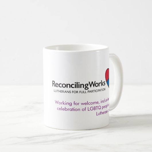 Tasse de logo de ReconcilingWorks (Devant droit)