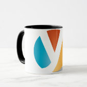 Tasse de logo de rendement (Devant gauche)