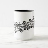 Tasse de logo de rouleau gravée par bras du feu de (Centre)