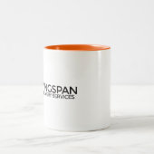 Tasse de logo de services de distribution (Centre)