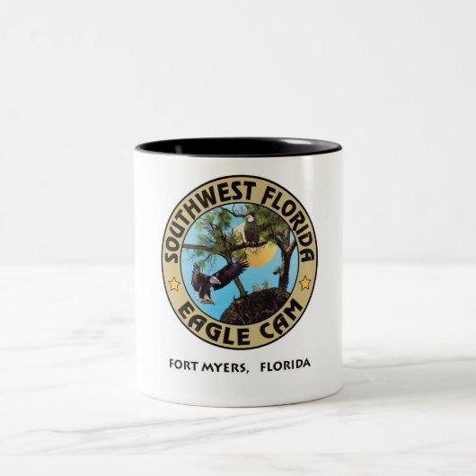 Tasse de logo de SWFLEagleCam (DIVERSES OPTIONS) (Centre)
