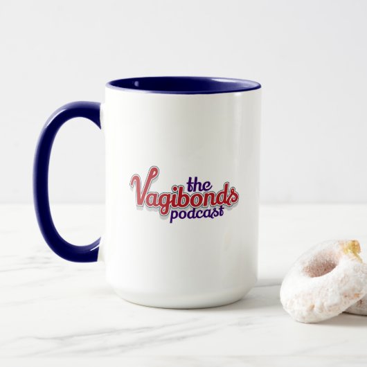 Tasse de logo de Vagibonds (Avec donut)