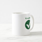 Tasse de logo de Vertcoin (Devant droit)