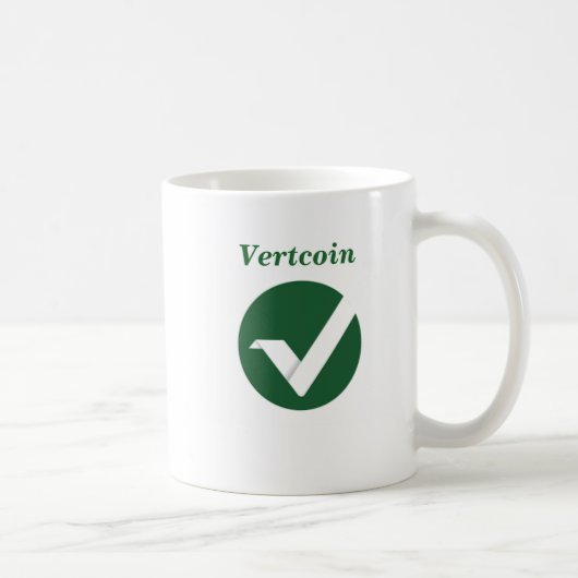 Tasse de logo de Vertcoin (Droite)