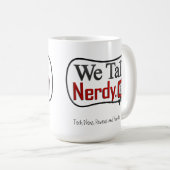 Tasse de logo de WeTalkNerdy.tv (Devant droit)