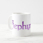 Tasse de logo de zéphyr (Devant gauche)