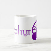 Tasse de logo de zéphyr (Centre)