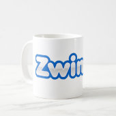 Tasse de logo de Zwinky (Devant gauche)
