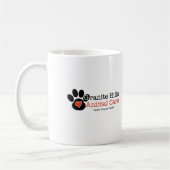 Tasse de logo des soins des animaux de collines de (Gauche)