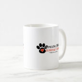 Tasse de logo des soins des animaux de collines de (Devant droit)