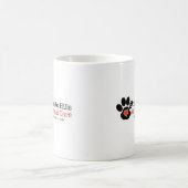 Tasse de logo des soins des animaux de collines de (Centre)