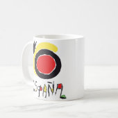 Tasse de logo d'España (Espagne) Miro (Devant gauche)