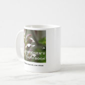 Tasse de logo du carnet d'un jardinier (Devant gauche)