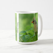 Tasse de l'oiseau Cardinal (Devant droit)