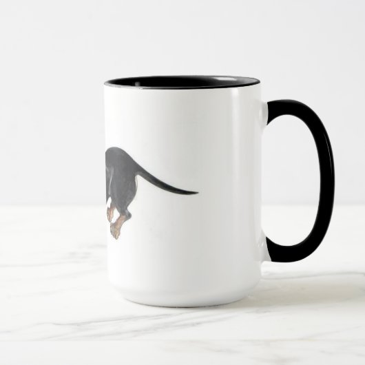 tasse de long chien de dachshund ' (Droite)