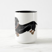 tasse de long chien de dachshund ' (Centre)