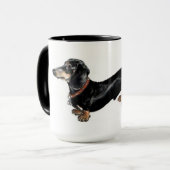 tasse de long chien de dachshund ' (Devant gauche)