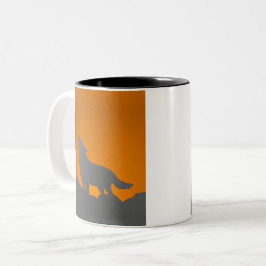 Tasse de loup d'hurlement (Devant gauche)