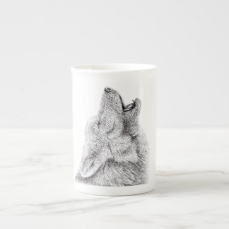 Tasse de loup d'hurlement
