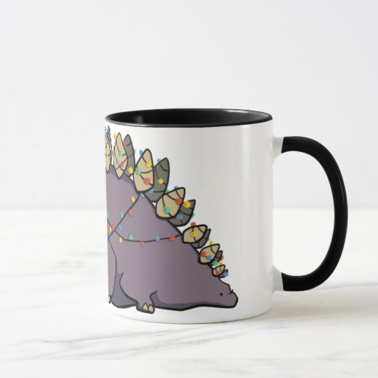 Tasse de lumières de Noël de Stegosaurus (Droite)