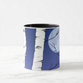 Tasse de lune de bouleau (Centre)