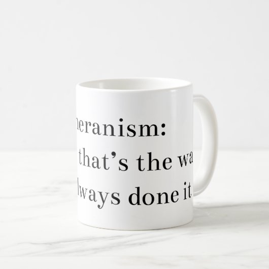 Tasse de Lutheranism (Devant droit)