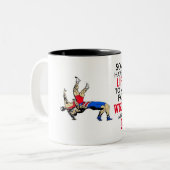 Tasse de lutte au papa de son lutteur préféré (Devant gauche)