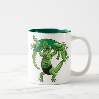 Tasse de lutte d'alligator