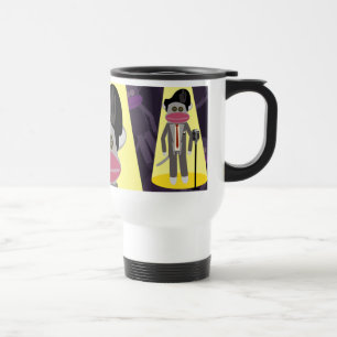 Tasse de luxe de singe de chanteur de charme