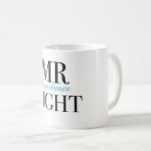 Tasse de M. Sometimes Right Classic White (Devant droit)