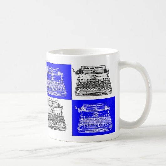 Tasse de machine à écrire d'auteur (Droite)