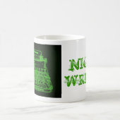 TASSE DE MACHINE À ÉCRIRE D'AUTEUR DE NUIT (Centre)