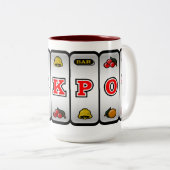 Tasse de machine à sous de gros lot (Devant droit)